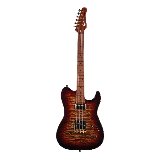 [053452] Godin Artisan TC Whiskyburst MN Guitare Électrique 