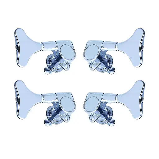 [JB150CR-2] Ensemble 4 Clés Basse Profile Électrique Chrome 