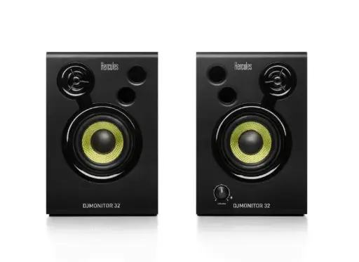 [DJMONITOR-32] Paire de Moniteurs Studio Hercules 3'' Noir