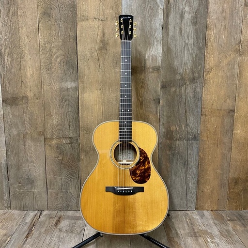 [GR-SG-161T] Boucher GR-SG-161T Grande Reserve Studio Goose Érable Flammé Torréfié OM Hybrid Table Torréfiée Naturelle Guitare Acoustique