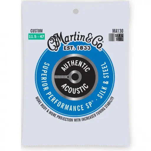 [41Y18MA130] Cordes Guitare Acoustique Martin Authentic Acoustic 11.5 - 47