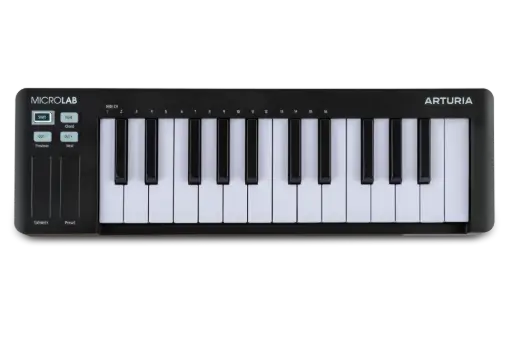[MICROLABMK3BK] Contrôleur Midi Arturia MicroLab mk3 Noir