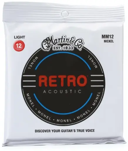 [41Y19MM12] Cordes Guitare Acoustique Martin Retro Acoustic Light