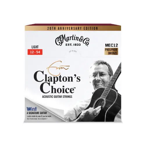 [41Y19MEC12] Cordes Guitare Acoustique Martin Clapton's Choice Light
