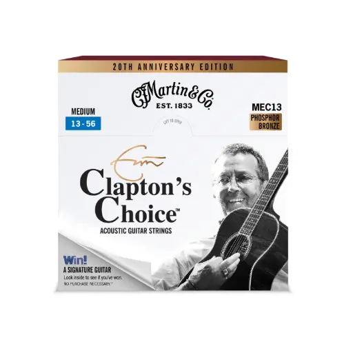 [41Y19MEC13] Cordes Guitare Acoustique Martin Clapton's Choice Medium