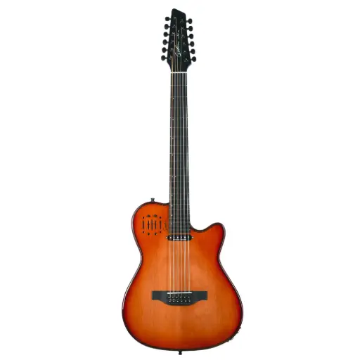 [053421] Godin A12 Ultra Deluxe Lightburst Guitare Électro-Acoustique 12 Cordes