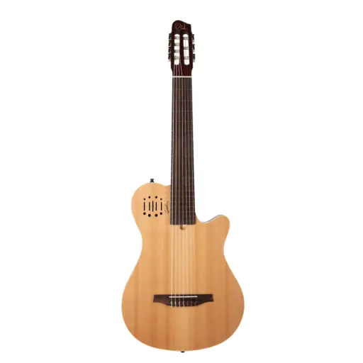 [041374] Godin Multiac Nylon Encore 7 Cordes Natural SG Guitare Électro-Classique