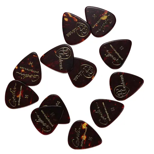 [049516] Paquet de 12 Plectres Godin .96mm Celluloid