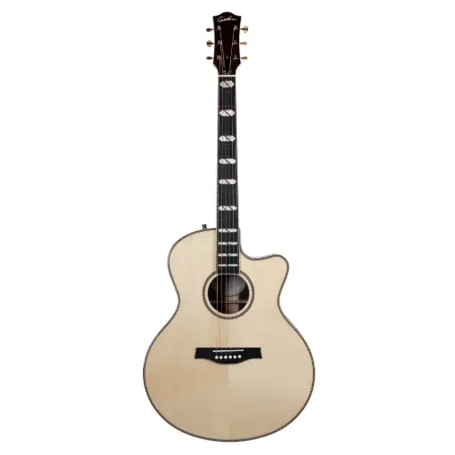 [053926] Godin 053926 Guitare Acoustique Connaisseur Mini Jumbo Palissandre Pan Coupé Naturelle