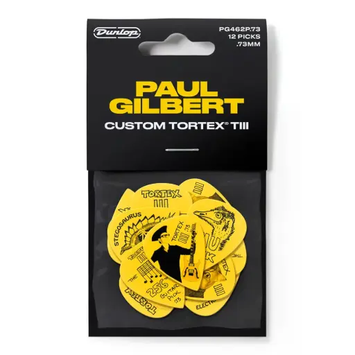 [PG462P] Plectres Dunlop Paul Gilbert Custom Tortex III