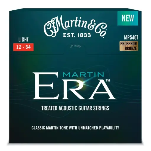 [41Y25MP540T] Cordes Guitare Acoustique Martin ERA Light 12-54 
