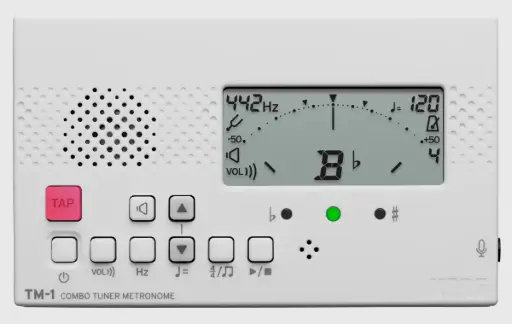 [TM1WH] Combo Accordeur et Métronome Korg TM1WH Blanc
